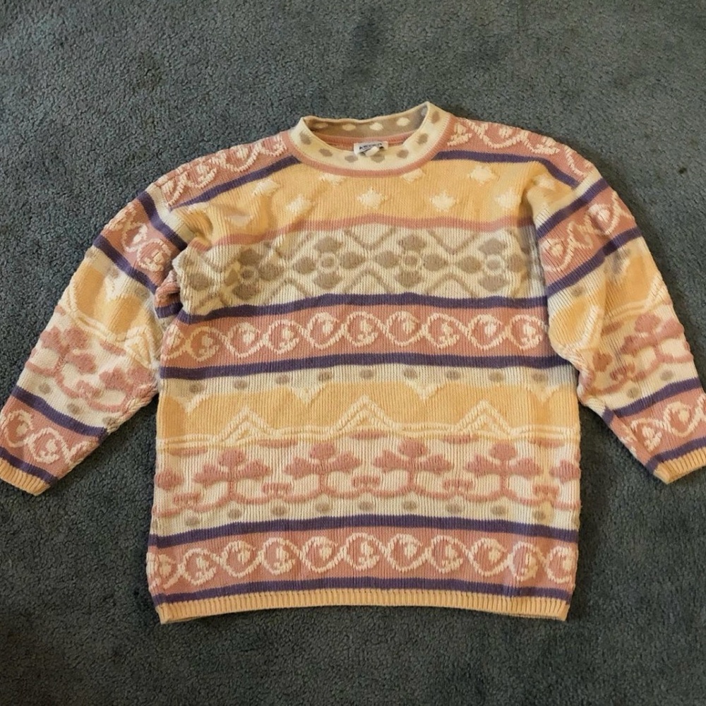Women’s Multicolor Patterned Sweater